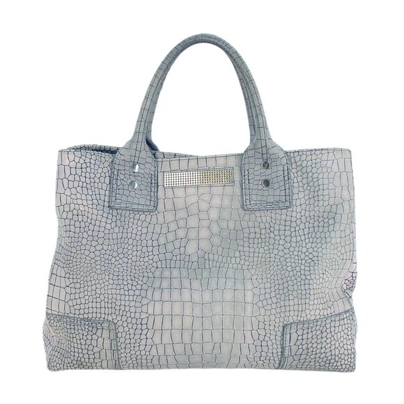 CLIO GOLDBRENNER Classic $595 Limited Edition Croc Leather Tote Bag - Picture 1 of 10